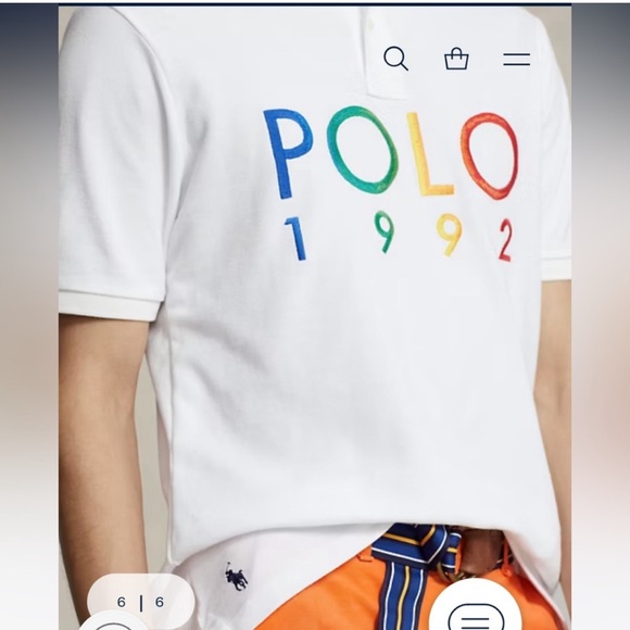 NWT Polo Ralph Lauren Classic Fit Polo 1992 Mesh Polo Shirt - Picture 5 of 9